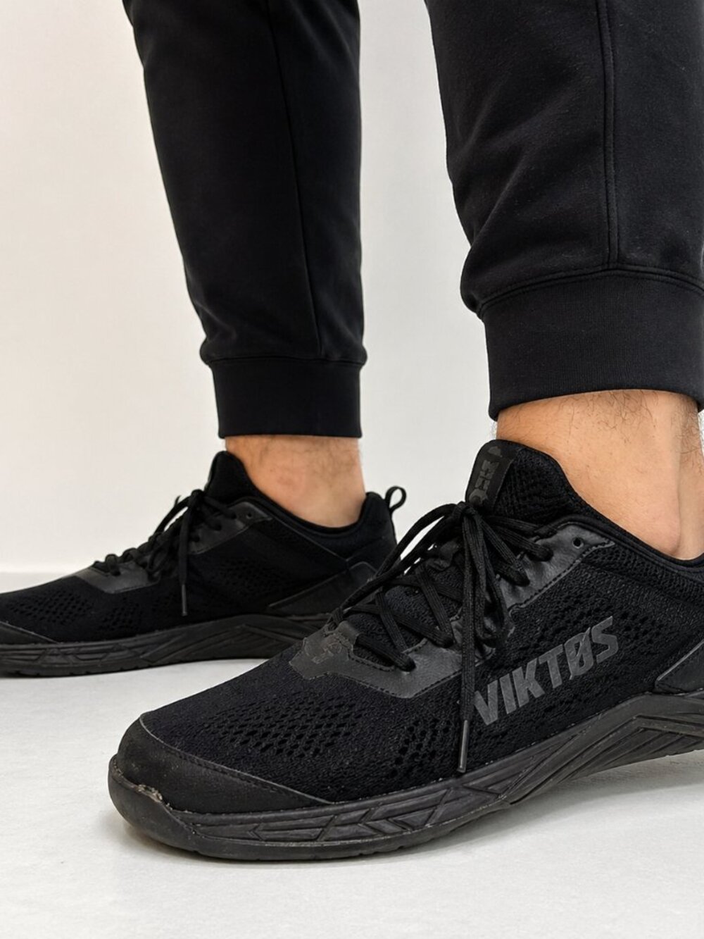 Viktos Ranger Trainer Shoes Mens 11 Black Tactical Athletic Sneakers Gym Cross T